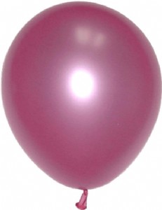 空飄11"珍珠氣球-粉紅色